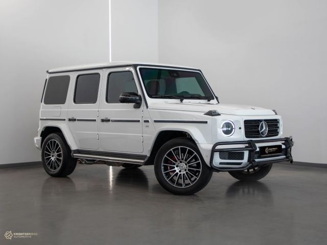 Used - Perfect Condition 2019 Mercedes-Benz G500 White exterior with Brown and Black interior at Knightsbridge Automotive