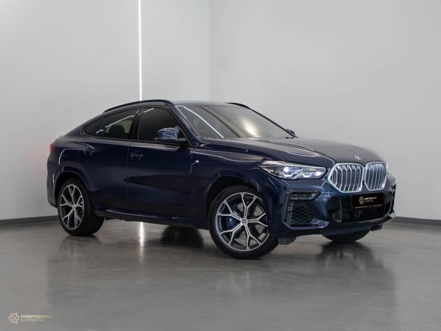 Used - Perfect Condition 2023 BMW X6 xDrive40i Blue exterior with Red and Black interior at Knightsbridge Automotive