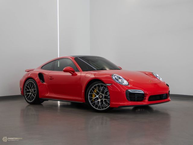 Used - Perfect Condition 2014 Porsche 911 Turbo S Red exterior with Red interior at Knightsbridge Automotive