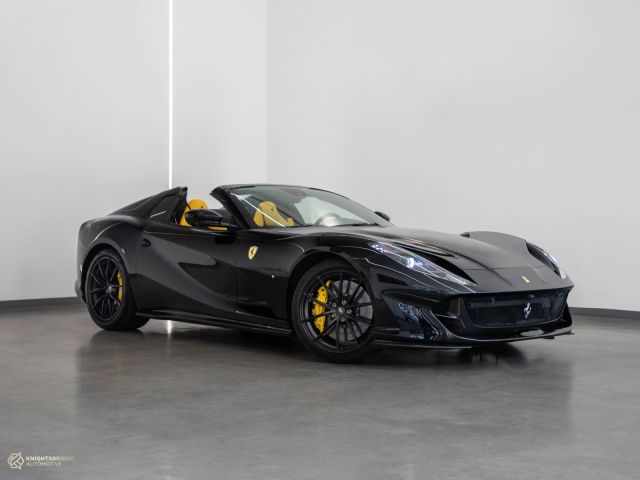 Used - Perfect Condition 2021 Ferrari 812 GTS Black exterior with Yellow and Black interior at Knightsbridge Automotive