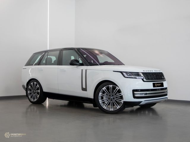 Used - Perfect Condition 2023 Range Rover Vogue HSE White exterior with Maroon interior at Knightsbridge Automotive
