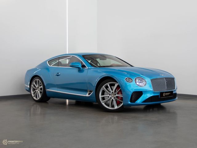 Used - Perfect Condition 2020 Bentley Continental GT Blue exterior with Brown interior at Knightsbridge Automotive