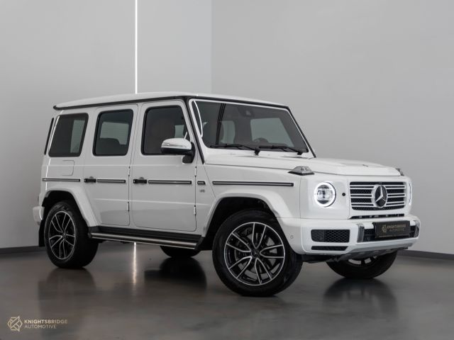 Used - Perfect Condition 2022 Mercedes-Benz G500 White exterior with Red and Black interior at Knightsbridge Automotive