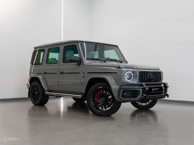 Used - Perfect Condition 2022 Mercedes-Benz G63 AMG Nardo Grey exterior with White and Black interior at Knightsbridge Automotive