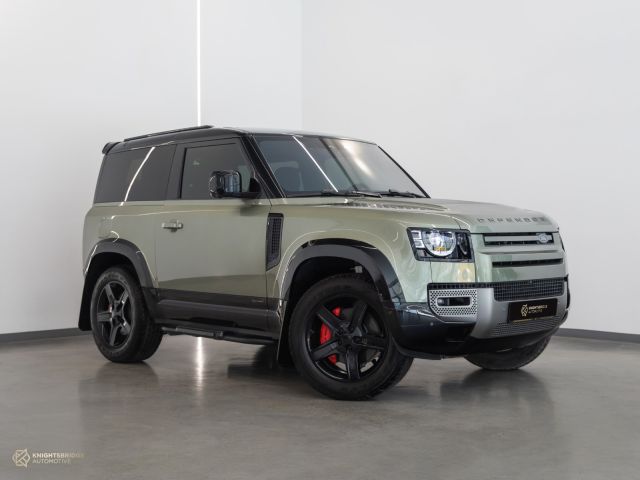 Used - Perfect Condition 2021 Land Rover Defender 90 X-Dynamic Green exterior with Green and Black interior at Knightsbridge Automotive