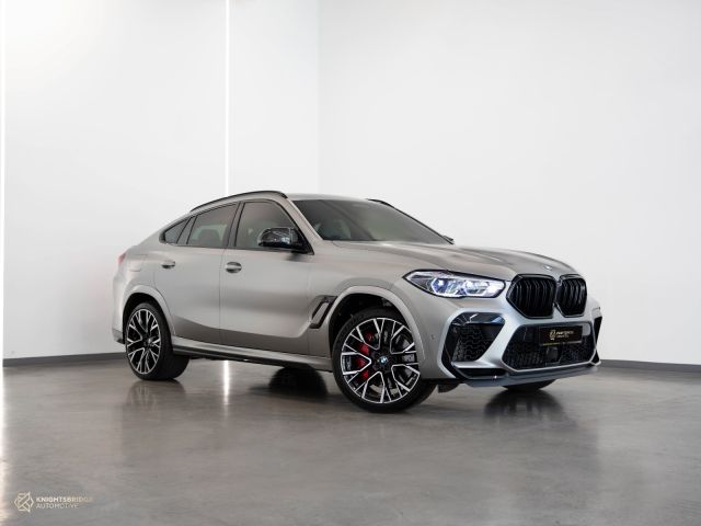 Used - Perfect Condition 2021 BMW X6M Competition Silver exterior with White and Black interior at Knightsbridge Automotive