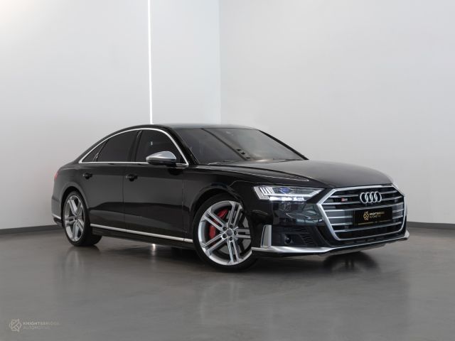 Used - Perfect Condition 2020 Audi S8 Black exterior with Red and Black interior at Knightsbridge Automotive