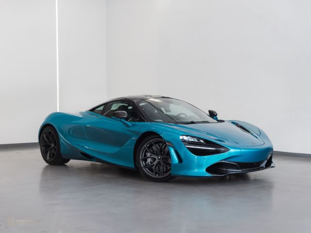New 2022 McLaren 720s Blue exterior with Grey interior at Knightsbridge Automotive