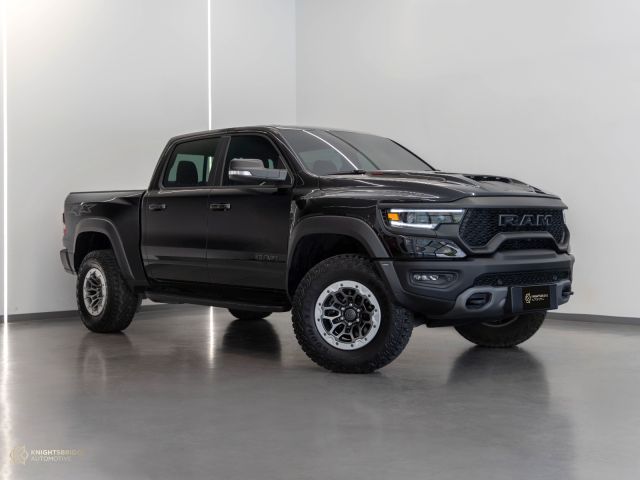 Used - Perfect Condition 2022 Dodge RAM TRX Black exterior with Red and Black interior at Knightsbridge Automotive