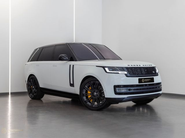 Used - Perfect Condition 2023 Range Rover Vogue Autobiography White exterior with Brown and Black interior at Knightsbridge Automotive