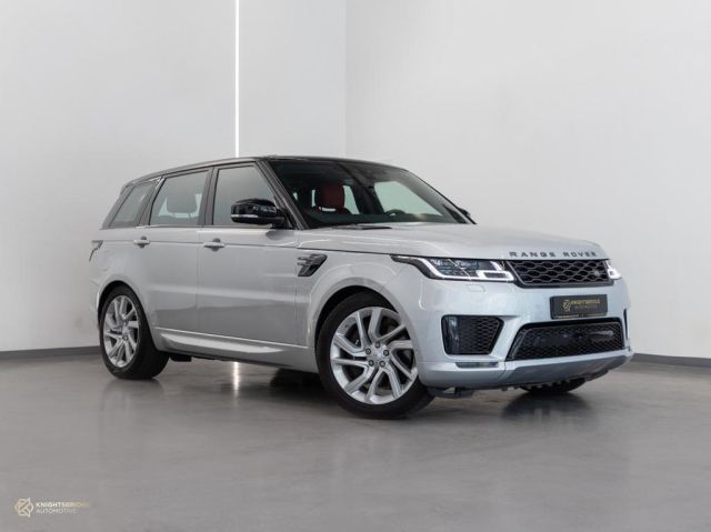 Used - Perfect Condition 2021 Range Rover Sport HSE Silver exterior with Red and Black interior at Knightsbridge Automotive