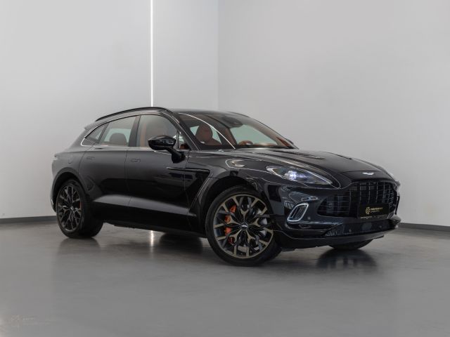 Used - Perfect Condition 2021 Aston Martin DBX Black exterior with Orange and Black interior at Knightsbridge Automotive