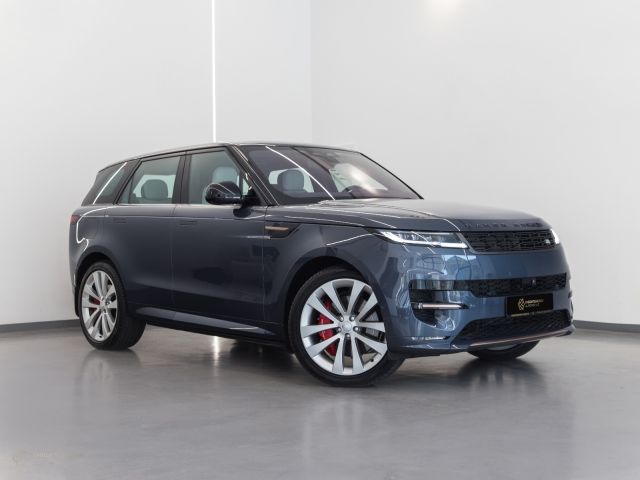 Used - Perfect Condition 2023 Range Rover Sport First Edition Blue exterior with White and Black interior at Knightsbridge Automotive