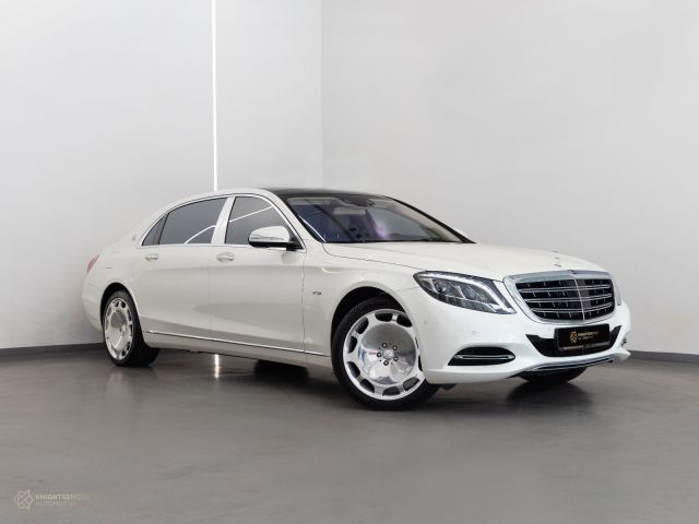 Used - Perfect Condition 2017 Mercedes-Benz S600 Maybach White exterior with Beige and Brown interior at Knightsbridge Automotive