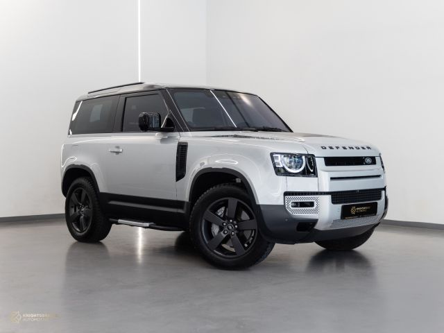 Used - Perfect Condition 2022 Land Rover Defender 90 HSE Silver exterior with Black interior at Knightsbridge Automotive