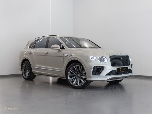 Used - Perfect Condition 2021 Bentley Bentayga Speed Gold exterior with Tan interior at Knightsbridge Automotive