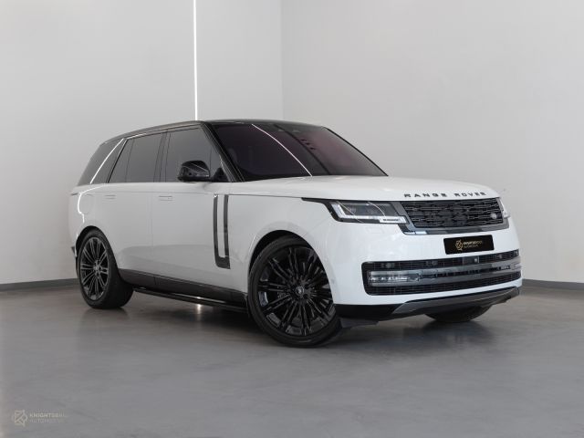 Used - Perfect Condition 2022 Range Rover Vogue Autobiography White exterior with Brown and Black interior at Knightsbridge Automotive