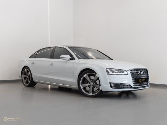 Used - Perfect Condition 2015 Audi A8 L W12 Quattro White exterior with Maroon interior at Knightsbridge Automotive