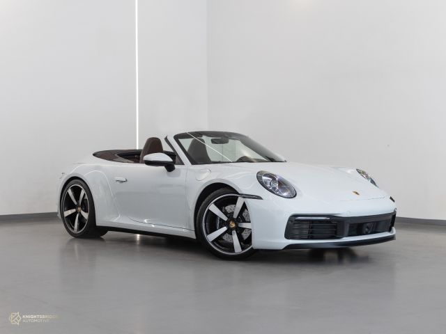 Used - Perfect Condition 2020 Porsche 911 Carrera S Cabriolet White exterior with Brown interior at Knightsbridge Automotive