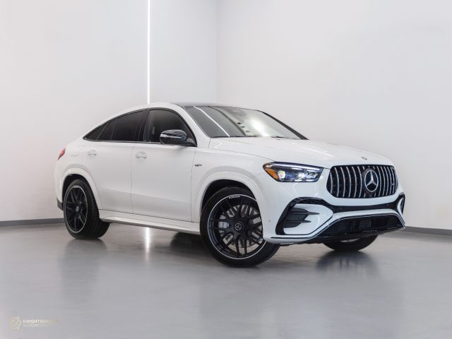 New 2024 Mercedes-Benz GLE 53 AMG White exterior with Red and Black interior at Knightsbridge Automotive