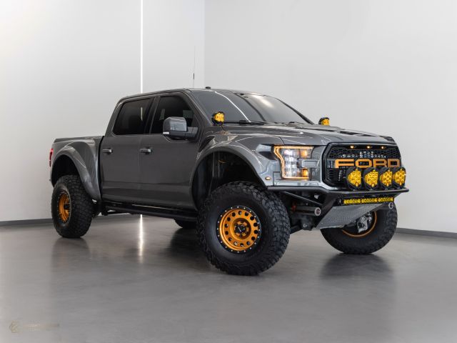 Used - Perfect Condition 2020 Ford F-150 Raptor Grey exterior with Blue and Black interior at Knightsbridge Automotive