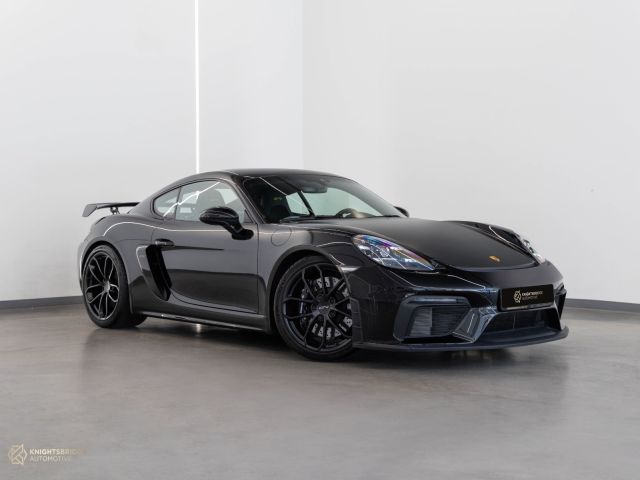 Used - Perfect Condition 2022 Porsche Cayman GT4 Black exterior with Black interior at Knightsbridge Automotive