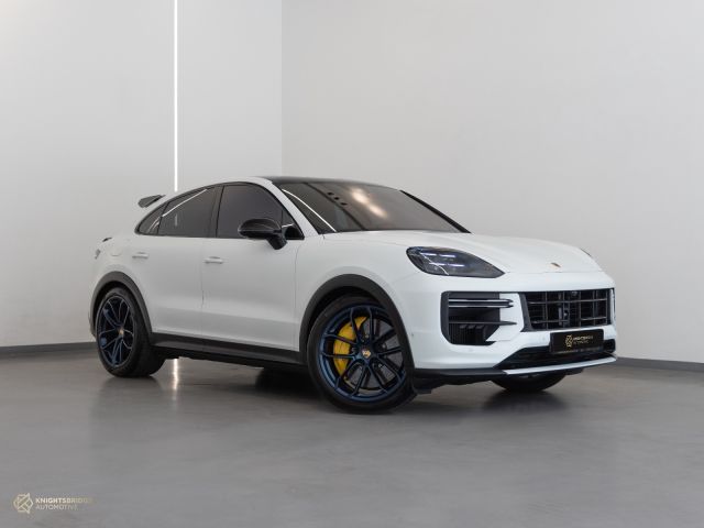Used - Perfect Condition 2024 Porsche Cayenne Turbo GT White exterior with Black interior at Knightsbridge Automotive