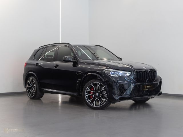 Used - Perfect Condition 2022 BMW X5 M Competition Black exterior with Red and Black interior at Knightsbridge Automotive