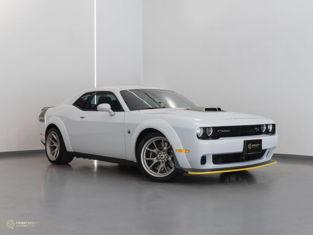Used - Perfect Condition 2023 Dodge Challenger RT Swinger White exterior with Black interior at Knightsbridge Automotive