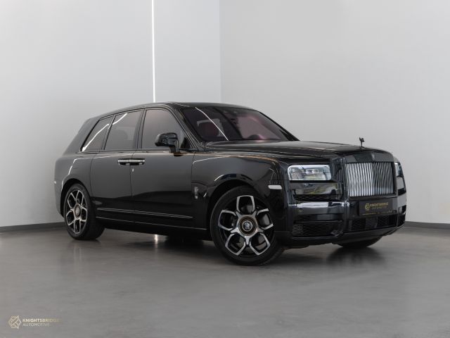 Used - Perfect Condition 2021 Rolls-Royce Cullinan Black Badge Black exterior with Yellow and Black interior at Knightsbridge Automotive
