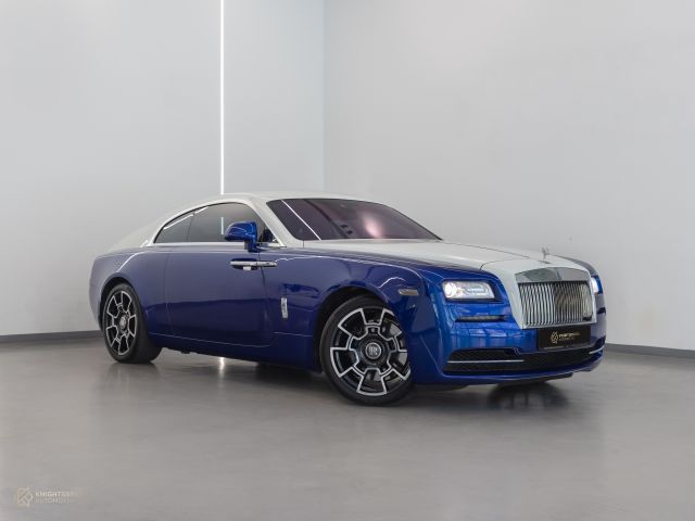 Used 2014 Rolls-Royce Wraith Blue exterior with Beige and Black interior at Knightsbridge Automotive