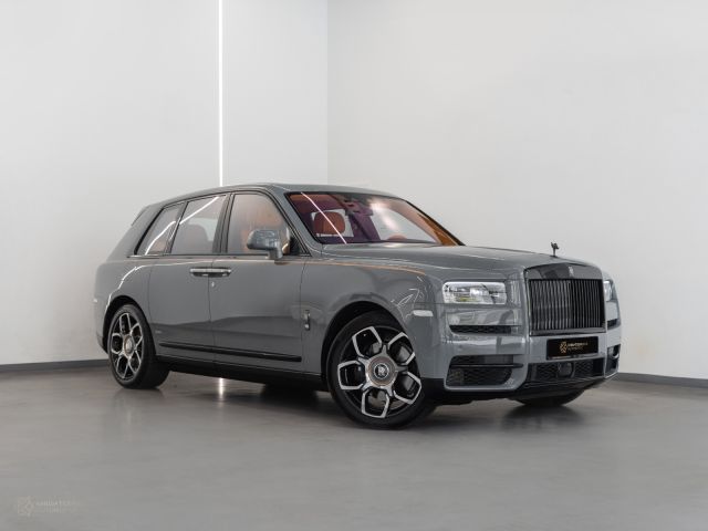 Used - Perfect Condition 2023 Rolls-Royce Cullinan Nardo Grey exterior with Orange and Black interior at Knightsbridge Automotive