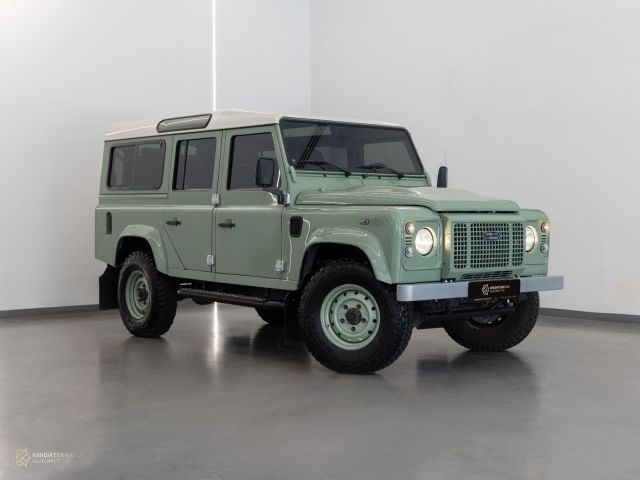 Used - Perfect Condition 2015 Land Rover Defender 110 Heritage Edition Green exterior with Beige interior at Knightsbridge Automotive