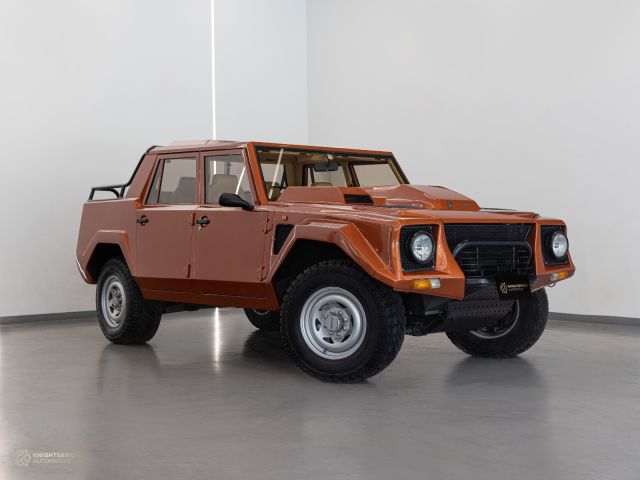 Used - Perfect Condition 1986 Lamborghini LM002 Orange exterior with Yellow interior at Knightsbridge Automotive