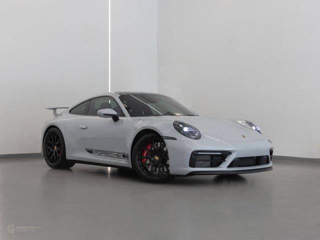 Used - Perfect Condition 2024 Porsche 911 Carrera GTS Chalk Grey exterior with Black interior at Knightsbridge Automotive