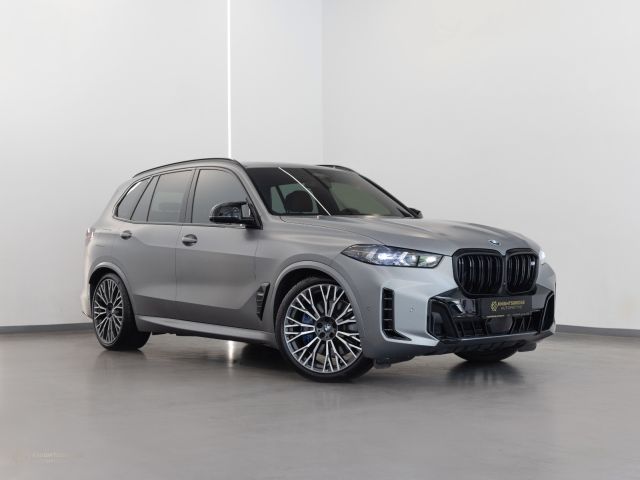 Used - Perfect Condition 2024 BMW X5 M60i Silver exterior with Brown and Black interior at Knightsbridge Automotive