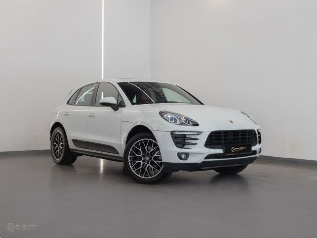 Used - Perfect Condition 2018 Porsche Macan White exterior with Red and Black interior at Knightsbridge Automotive