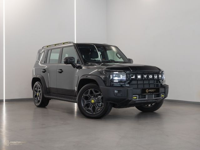 New 2026 Jetour T2 Luxury Black exterior with Green and Black interior at Knightsbridge Automotive