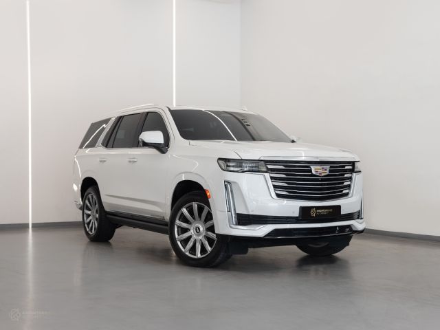 Used - Perfect Condition 2021 Cadillac Escalade 600 White exterior with Black interior at Knightsbridge Automotive