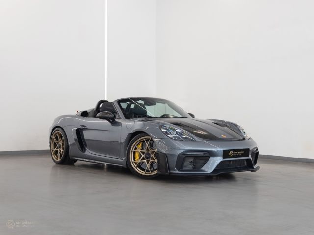 Used - Perfect Condition 2024 Porsche 718 Spyder RS Weissach Grey exterior with Grey and Black interior at Knightsbridge Automotive