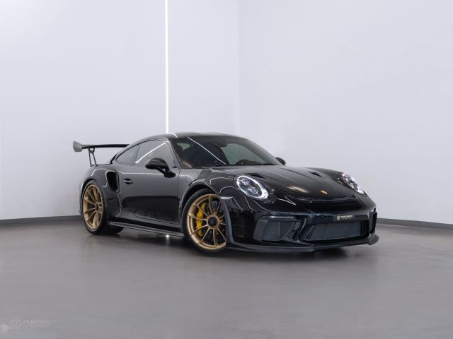Used - Perfect Condition 2019 Porsche 911 GT3 RS Weissach Package Black exterior with Green and Black interior at Knightsbridge Automotive