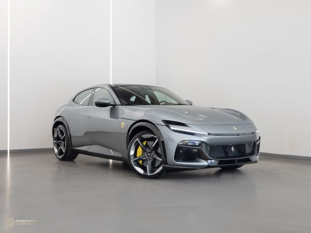 Used - Perfect Condition 2024 Ferrari Purosangue Silver exterior with Brown and Black interior at Knightsbridge Automotive