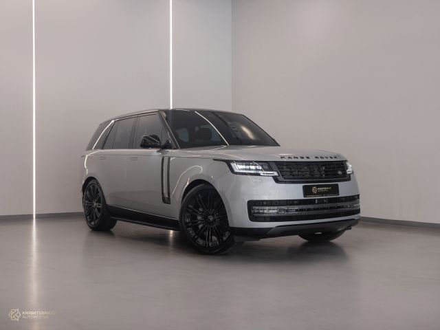 Used - Perfect Condition 2024 Range Rover Vogue HSE Silver exterior with Maroon interior at Knightsbridge Automotive