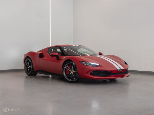 Used - Perfect Condition 2025 Ferrari 296 GTB Red exterior with Red and Black interior at Knightsbridge Automotive