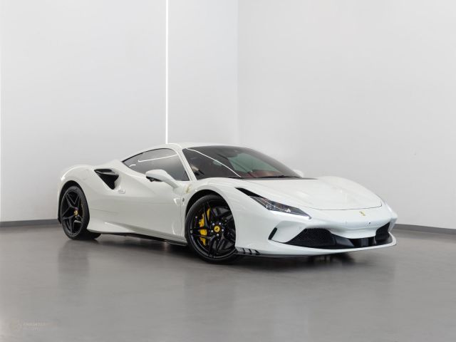 Used - Perfect Condition 2022 Ferrari F8 Tributo White exterior with Red interior at Knightsbridge Automotive