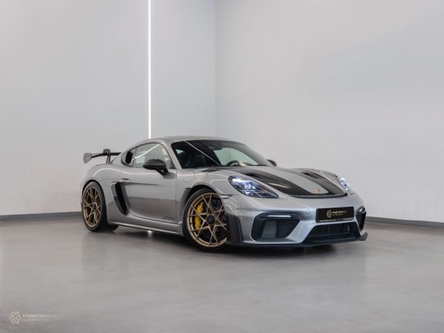 Used - Perfect Condition 2025 Porsche Cayman GT4 RS Weissach Silver exterior with Black interior at Knightsbridge Automotive